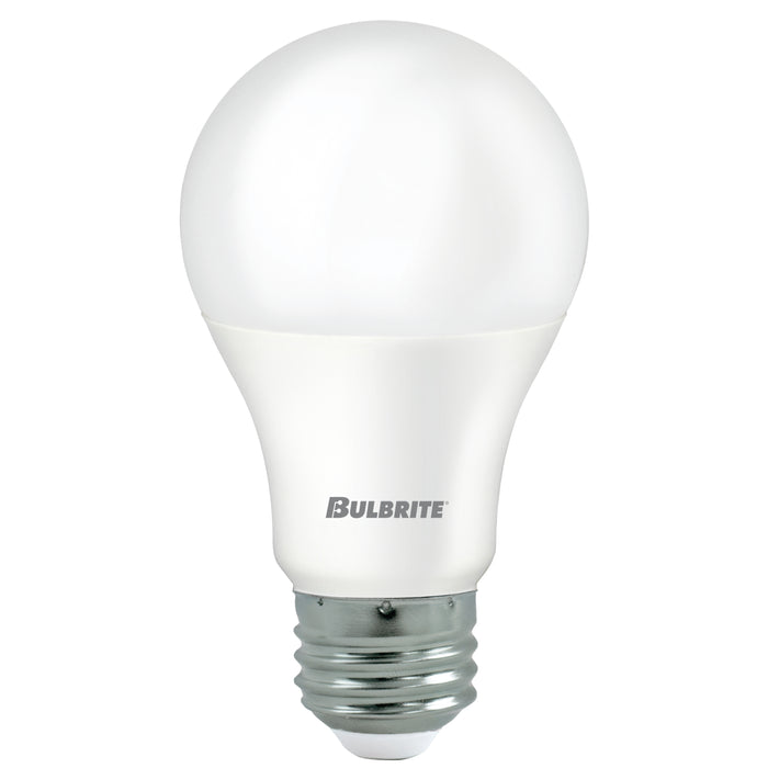 Bulbrite LED8A19/B60W/840/1P 8.5W LED A19 Bulb Medium E26 Base 4000K 750Lm 120V 80 CRI 120 Degree Beam Angle Non-Dimmable Frost (774245)