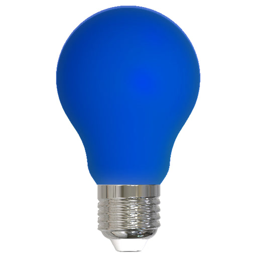 Bulbrite LED4A19/BLU/FIL/D 4.5W LED A19 Filament Bulb E26 Base 120V CRI 320 Degree Beam Angle Dimmable Ceramic Blue (776109)