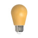 Bulbrite LED2S14/YLW/FIL/D 2.5W LED S14 Filament Bulb E26 Base 120V CRI 320 Degree Beam Angle Dimmable Ceramic Yellow (776152)