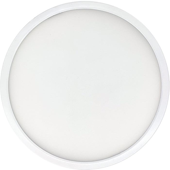 Bulbrite LED17FLUSH/9/5CCT/927-950/J/WH/D 17W LED 9 Inch Flush Mount CCT Selectable 2700K/3000K/3500K/4000K/5000K 1400Lm 120V 90 CRI Dimmable White (773611)