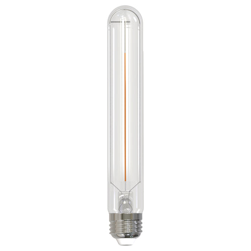 Bulbrite LED3T9/27K/7/FIL/4 7.5 Inch 3W LED T9 Tube E26 Base 2700K 250Lm 120V 90 CRI 320 Degree Beam Angle Dimmable Clear (776948)
