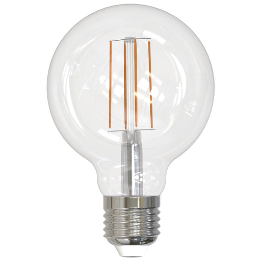Bulbrite LED8G25/40K/FIL/3/JA8 8.5W LED G25 Filament Bulb E26 Base 4000K 800Lm 120V 90 CRI 320 Degree Beam Angle Dimmable Clear (776977)