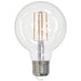 Bulbrite LED8G25/40K/FIL/3/JA8 8.5W LED G25 Filament Bulb E26 Base 4000K 800Lm 120V 90 CRI 320 Degree Beam Angle Dimmable Clear (776977)