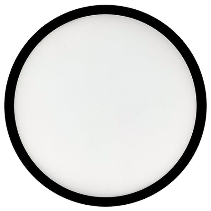 Bulbrite LED17FLUSH/9/930/J/BL/D 17W LED 9 Inch Flush Mount 3000K 1400Lm 120V 90 CRI Dimmable Black (773609)