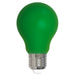 Bulbrite LED4A19/GRN/FIL/D 4.5W LED A19 Filament Bulb E26 Base 120V CRI 320 Degree Beam Angle Dimmable Ceramic Green (776108)