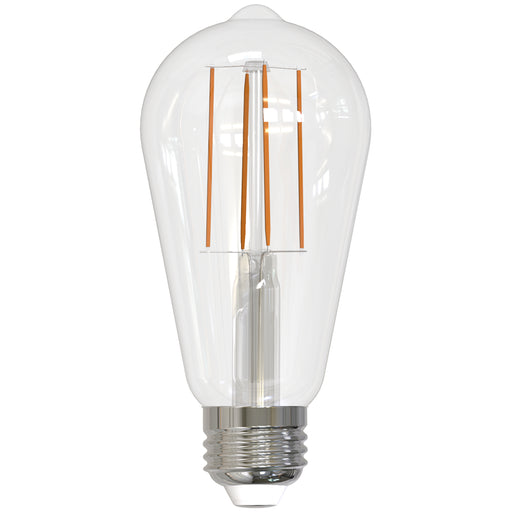 Bulbrite LED13ST18/50K/FIL/3 13W LED ST18 Filament Bulb E26 Base 5000K 1400Lm 120V 90 CRI 320 Degree Beam Angle Dimmable Clear (776987)
