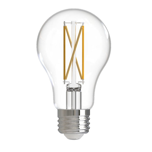Bulbrite LED7A19/40K/FIL/D/B/2/4P 7.6W LED A19 Filament Bulb E26 Base 4000K 800Lm 120V 80 CRI 310 Degree Beam Angle Dimmable Clear (776228)