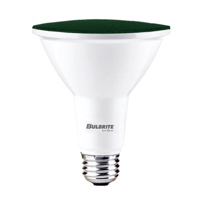Bulbrite LED15PAR38/FL/GRN/D 15W LED PAR38 Bulb Medium E26 Base 120V 110 Degree Beam Angle Dimmable Green (772503)