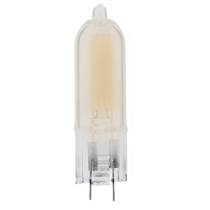 Bulbrite LED2GY6/27K/12/W/F/D 1.8W LED T5 Tube GY6.35 Base 2700K 140Lm 12V 90 CRI 320 Degree Beam Angle Dimmable Frost (770655)