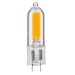 Bulbrite LED2GY6/30K/12/W/D 1.8W LED T5 Tube GY6.35 Base 3000K 140Lm 12V 90 CRI 320 Degree Beam Angle Dimmable Clear (770654)