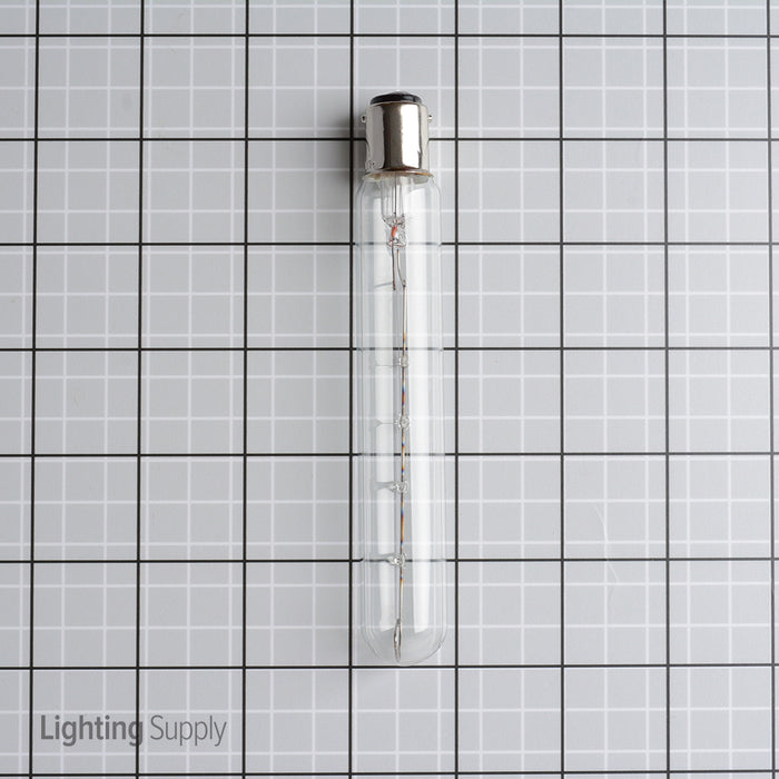 Standard 20W T6.5 Tubular Incandescent 130V Double Contact Bayonet BA15D Base Clear Bulb (20T6.5DC/CL130)