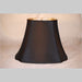 Kirks Lane 18 Inch Black French Oval Shade With Gold Lining (20327B)