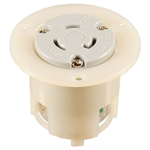 MORRIS Recessed Twist Lock Female 250V L6-20 (20440)