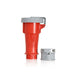 Leviton 20 Amp 480V 2-Pole 3-Wire Pin And Sleeve Connector Industrial Grade Watertight - Red (320C7WLEV)