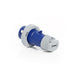Leviton 20 Amp 250V 3-Phase 3-Pole 4-Wire Pin And Sleeve Plug Industrial Grade Watertight - Blue (420P9WLEV)