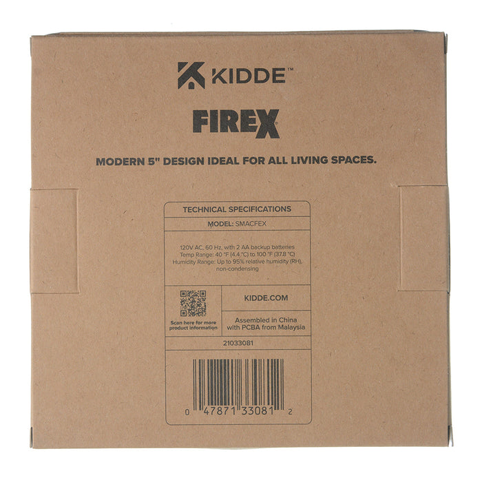 Kidde SMACFEX FireX Smoke Alarm Hardwired With AA Backup Battery (21033081)