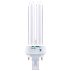 Sylvania CF9DD827/ECO Dulux 9W Double Compact Fluorescent Lamp 2-Pin Base 2700K 82 CRI Ecologic For Use On Magnetic Ballast (21122)