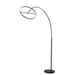 Adesso Falcon LED ARC Lamp With Smart Switch Black (2154-01)