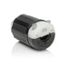 Leviton Black And White Lever Edge 20A 125V Locking Plug 2-Pole 3-Wire NEMA L5-20P Grounding Industrial Grade (2311E)