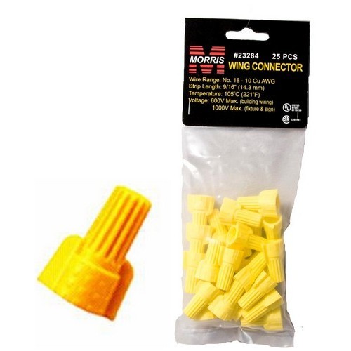 MORRIS Yellow Wing Connector Small Pack (23284)