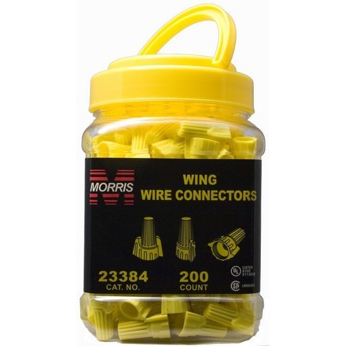 MORRIS Yellow Wing Connector Small Jar 200 Pieces (23384)