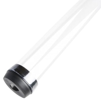 Standard 24 Inch Clear Fluorescent F20T12 Tube Guard With End Caps (T12-CLRF20)