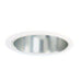 Lithonia 6 Inch Coned Trims Clear Alzak White Trim Ring (V3027 CWH)
