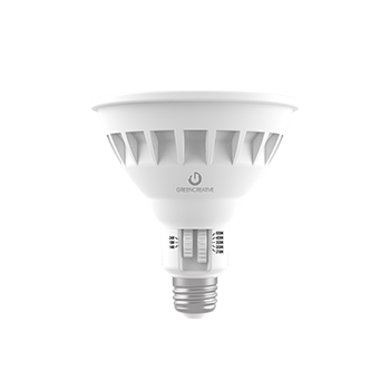 Green Creative 24PAR38HODIM/9CCTS/277V/SD LED PAR38 Medium E26 Base Wattage/CCT/Beam Selectable 24W/19W/14W 2700K/3000K/3500K/4000K/5000K 25/40 Degree 120-277V Dimmable (38762)
