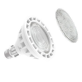 Green Creative 24PAR38HODIM/9CCTS/277V/SD LED PAR38 Medium E26 Base Wattage/CCT/Beam Selectable 24W/19W/14W 2700K/3000K/3500K/4000K/5000K 25/40 Degree 120-277V Dimmable (38762)