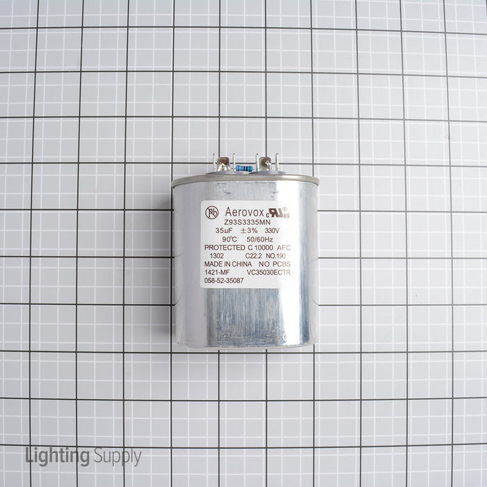 Standard 250W 330V Oil Filled High Pressure Sodium 1-Lamp Capacitor 35MFD (35MFD/CAP330VAC)