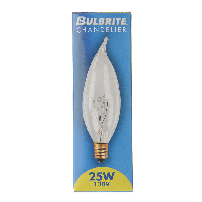 Bulbrite 25CFC/32/3 25W CA10 Clear E12 130V 2700K (403025)