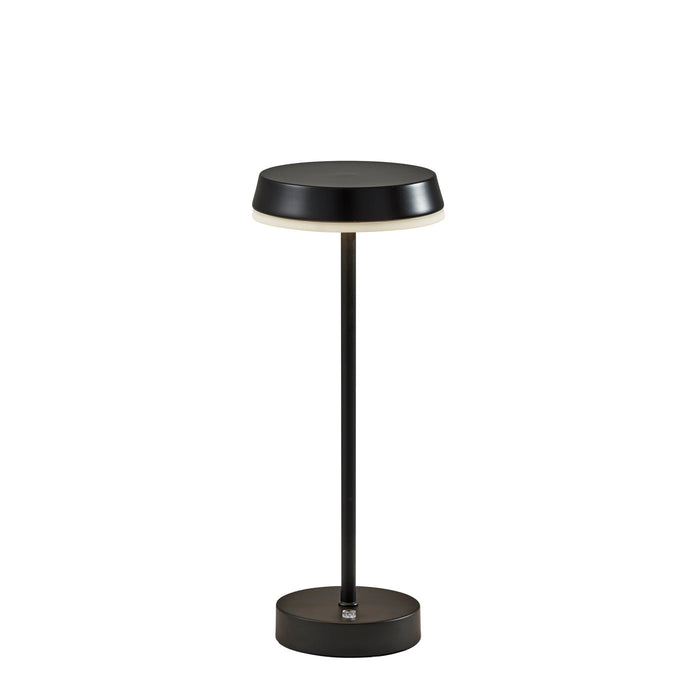 Adesso Tommy LED Cordless Table Lamp Black (2600-01)