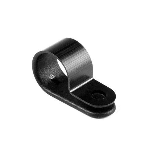 HellermannTyton P-Clamp 0.39 Inch Wide 0.31 Inch Maximum Bundle Diameter 0.17 Inch Mounting Hole Diameter PA66HS Black 1000 Per Package (211-60050)