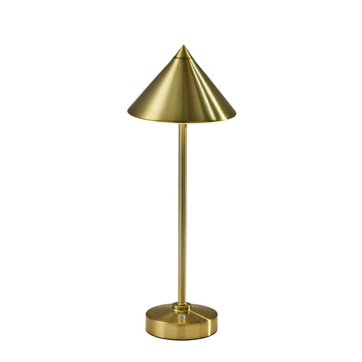 Adesso Ritchie LED Cordless Table Lamp Antique Brass (2601-21)