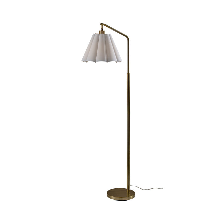 Adesso Lyra Floor Lamp Antique Brass (2608-21)