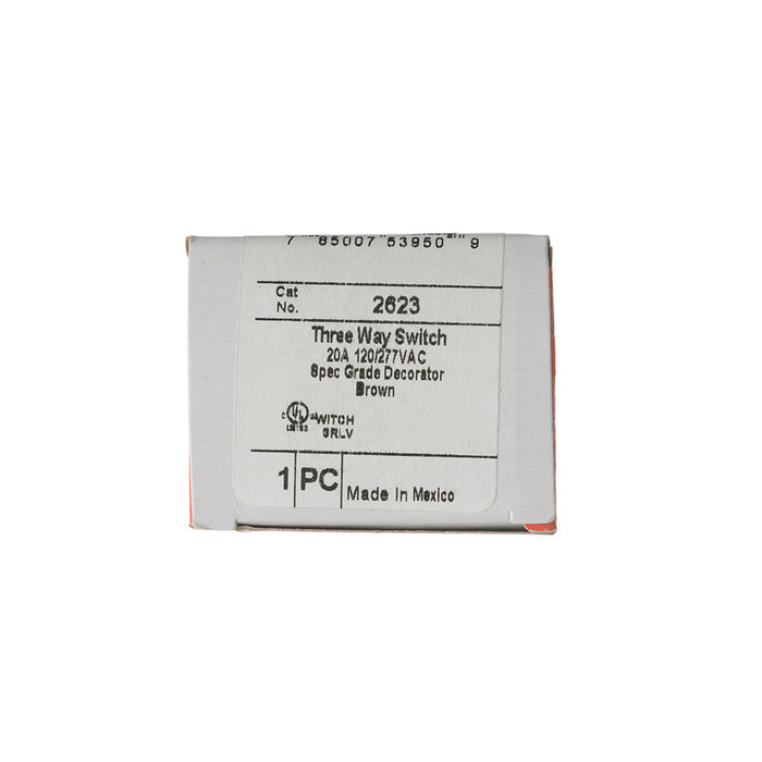 Pass And Seymour Switch Decorator 3-Way 20A 120/277V Grounded (2623)