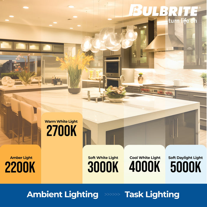 Bulbrite LED4CA10/27K/FIL/3 4.5W LED CA10 2700K Filament E12 Fully Compatible Dimming (776859)