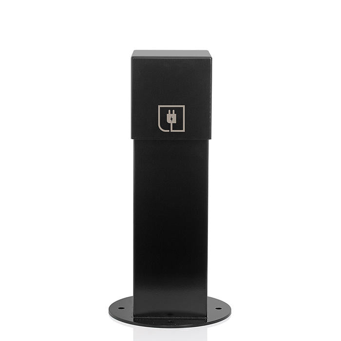 Leviton Power Pedestal 2-Gang Surface Mount Lockable Hinge Top 18 Inch Black (2PH18-E)