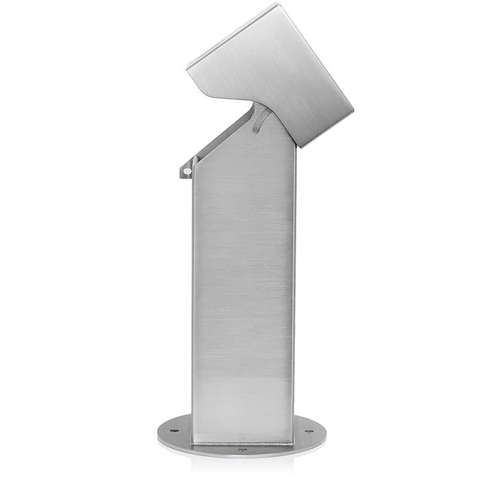 Leviton Power Pedestal 2-Gang Surface Mount Lockable Hinge Top 18 Inch Brushed Stainless Steel (2PH18-S)