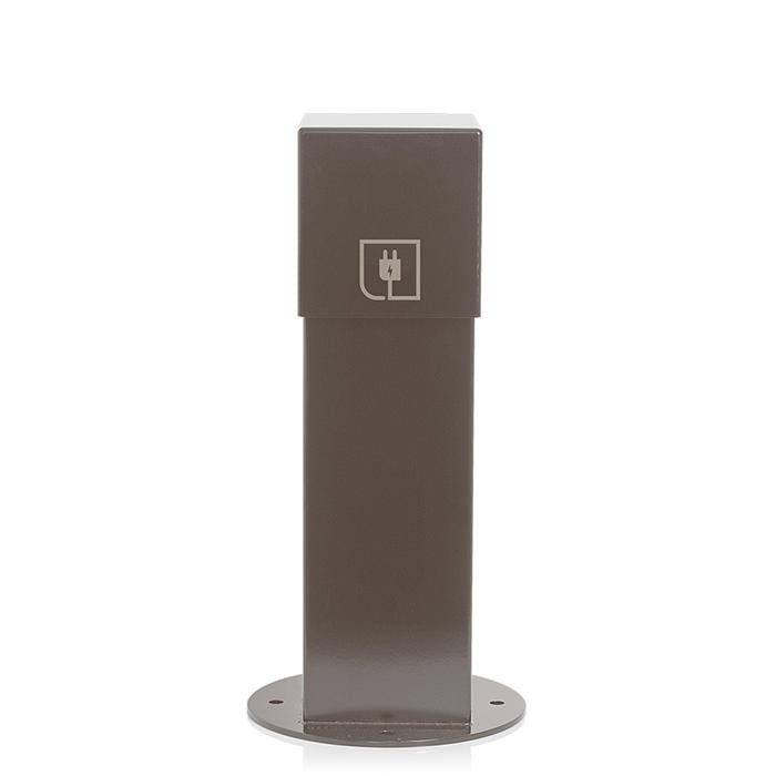 Leviton Power Pedestal 2-Gang Surface Mount Lockable Hinge Top 18 Inch Bronze (2PH18-Z)