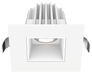 Lotus LED Lights 2 Inch Square Recessed White Trim LED 9W CCT Selectable 2700K/3000K/3500K/4000K/5000K Smooth White Reflector 36 Degree Air Tight 90 CRI (JXL-COB02-S09W-5CCT-WH-2SR-SM-WH)