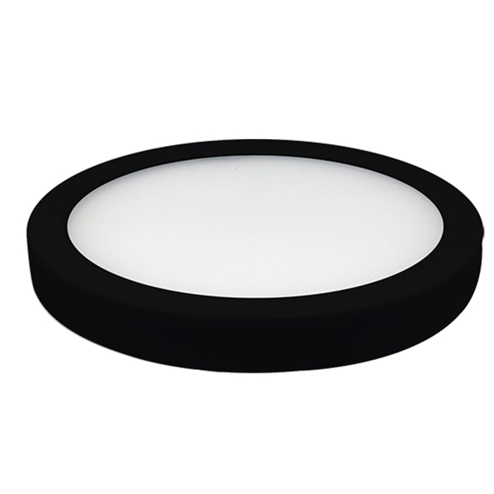 Bulbrite LED10FLUSH/5/930/J/BL/D 10.3W LED 5 Inch Flush Mount 3000K 850Lm 120V 90 CRI Dimmable Black (773601)