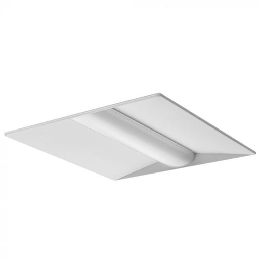 Lithonia LED Volumetric Recessed Lighting 2X4 Relight 4000Lm Curved Linear Prisms Diffuser 120-277V eldoLED Dims to 1 Percent 82 CRI 4000K (2BLT4R 40L ADP EZ1 LP840)