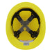 NSI 4 Point Suspension Ratchet Adjustment PP Full Brim Yellow Safety Helmet 52-62Cm ANSI Z89.1-2014 Type I Class E CE EN397 (SH-200Y)