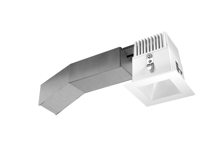 RAB Remodel 2 Inch Square 10W Dimmable 30 Degree 2700K 80 CRI White Cone White Trim (RDDLED2S-10D-30YY-W-WT)