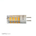 Standard 3.5W LED 3000K 120V 370Lm Bi-Pin (G6.35) Base Bulb (LED-G6-120V-4W3)