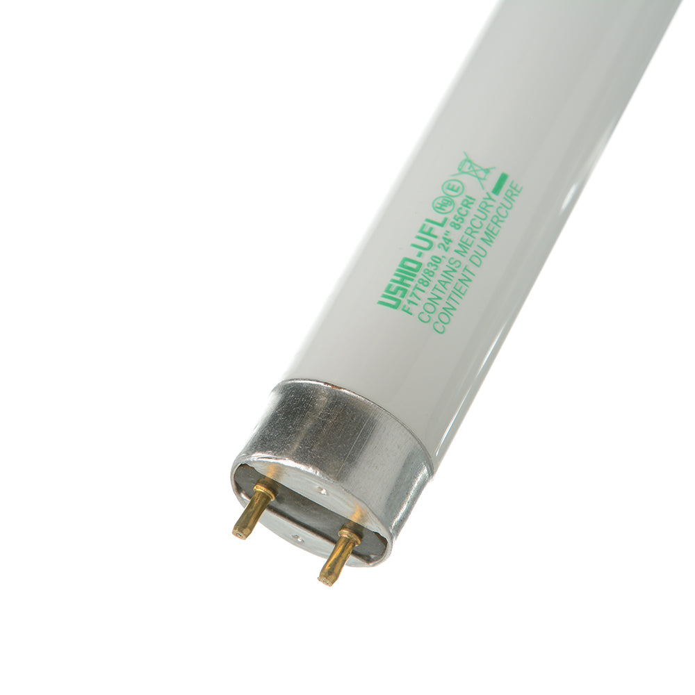 USHIO F17T8/830 86CRI Replacement - 17W 3000K T8 Fluorescent