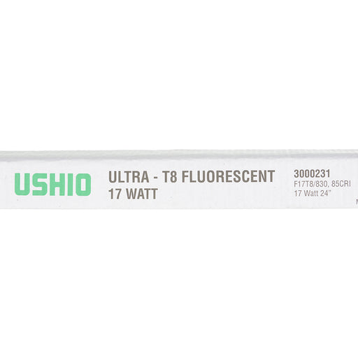 USHIO F17T8/830 24 Inch 85 CRI Fluorescent T8V 17W G13 Base Inphos (3000231)