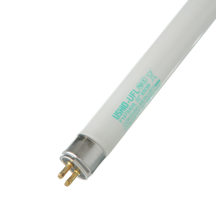 USHIO F14T5/835 22 Inch Fluorescent T5V 14W G5 Base (3000459)