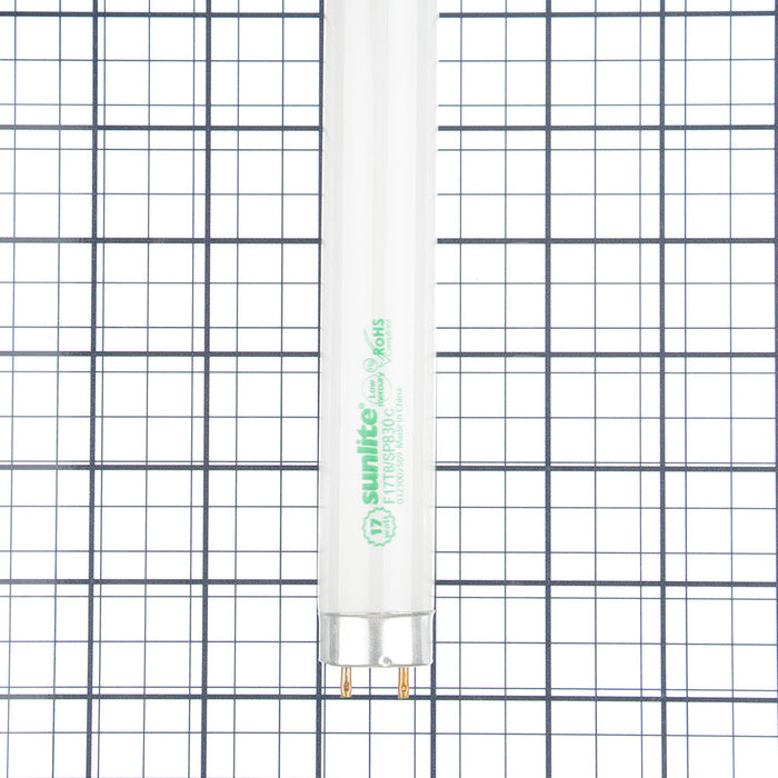 Sunlite F17T8/SP830 Fluorescent 3000K 17W 1400Lm Tubular T8 Medium Bi-Pin G13 Non-Dimmable (30105-SU)